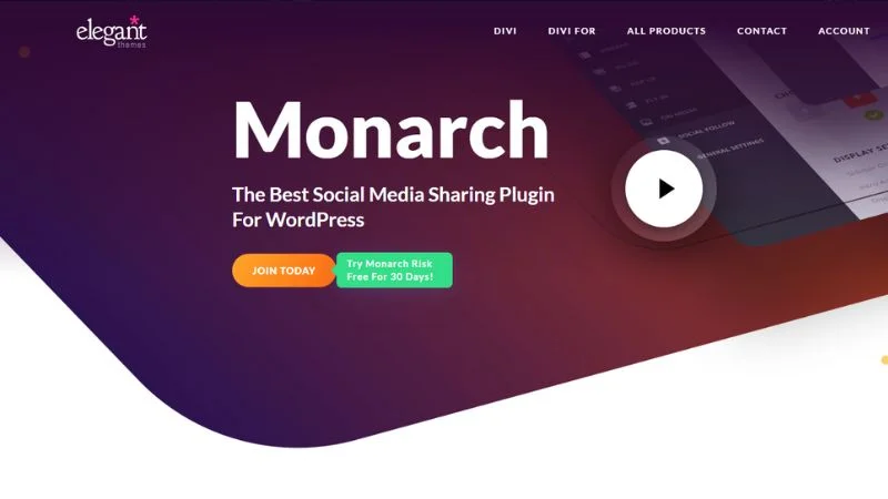 Monarch - El mejor plugin para crear botones de redes sociales en tu WordPress
